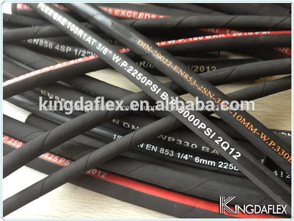 топлива и износостойкий стальной проволоки плетеные бронированный шланг en853 2sn