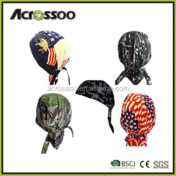 Cotton Biker Headwrap Military Patterns Do-Rag Bandanna