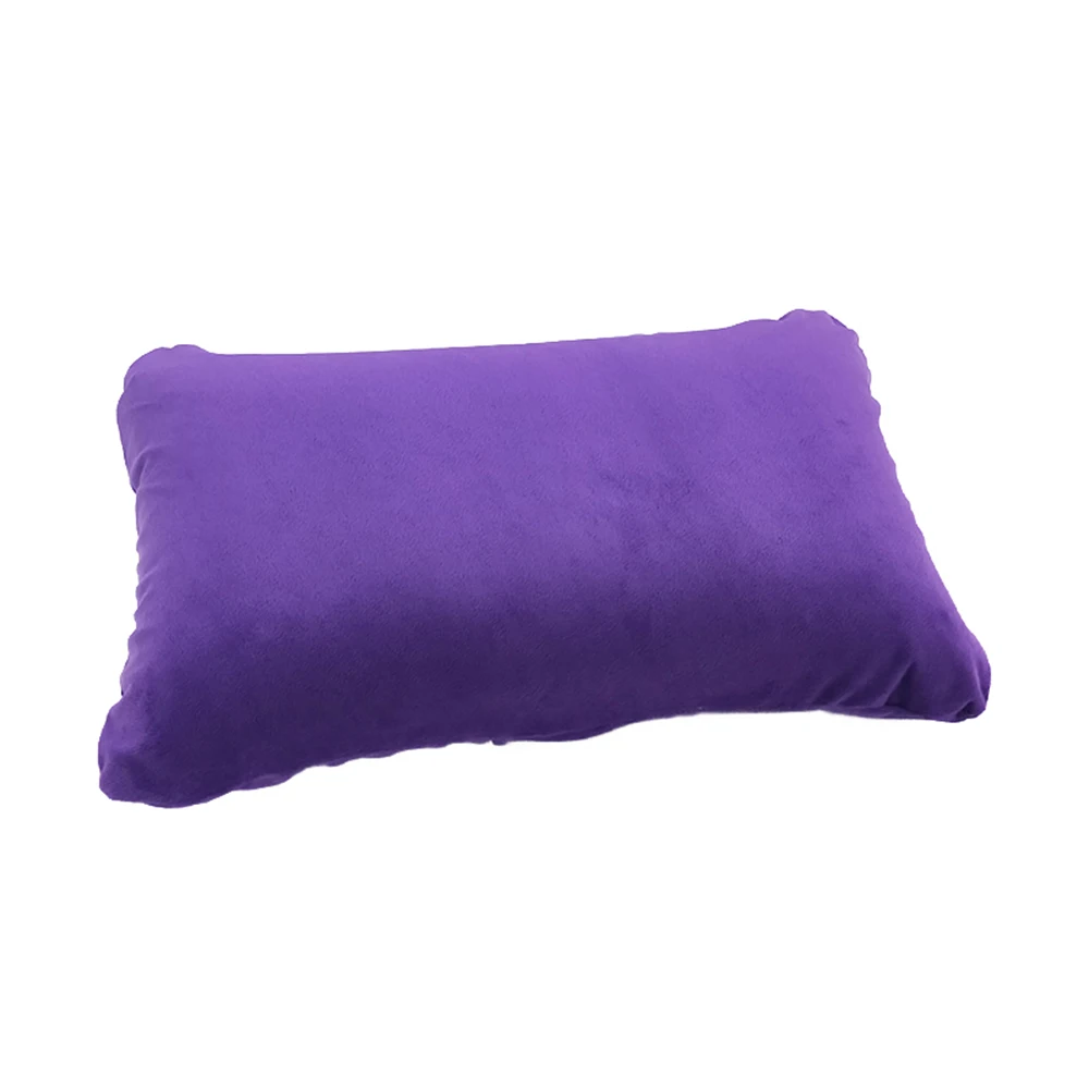 
High quality inflatable air filled back pillow car seat back pillow with washable pillowcase 