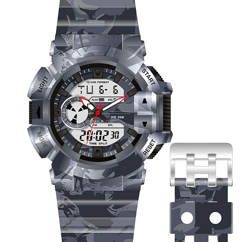 army watch outdoor sport camping watch Analog-digital watch