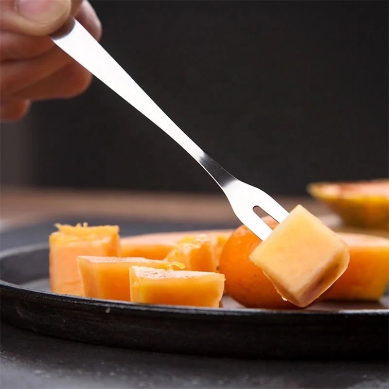 
YiJia hot sale 9pcs stainless steel fruit knife and fork set with box 