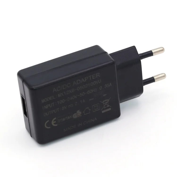 5V2A USB A Phone Adapter Charger Promotion 3C Standard  For Asia Market