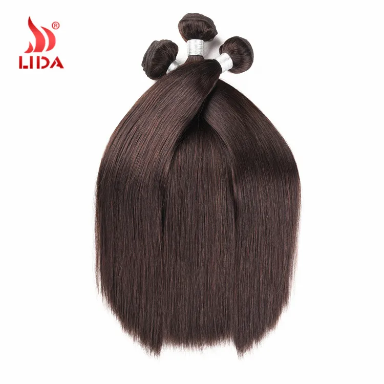 
Cheap Brazilian Human Hair extensions brown 2# silky weaves 8 inch human hair weave 