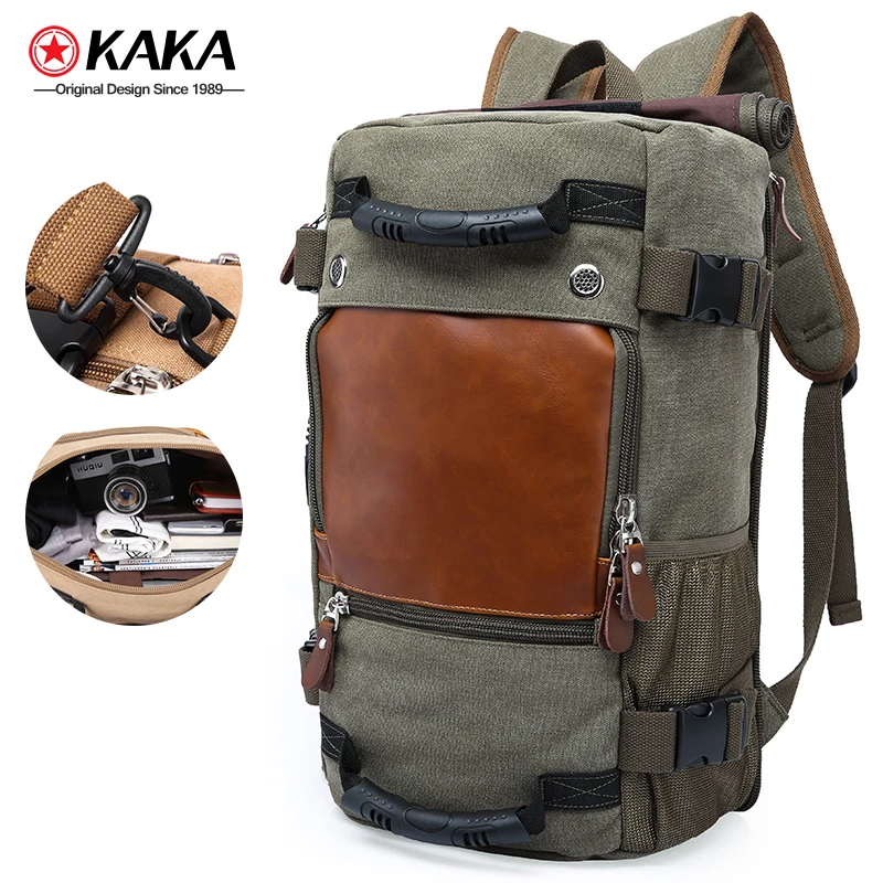 Factory hot sell back packs foldable backpacks cheap outdoor men bag travel rucksack canvas custom hiking laptop backpack
