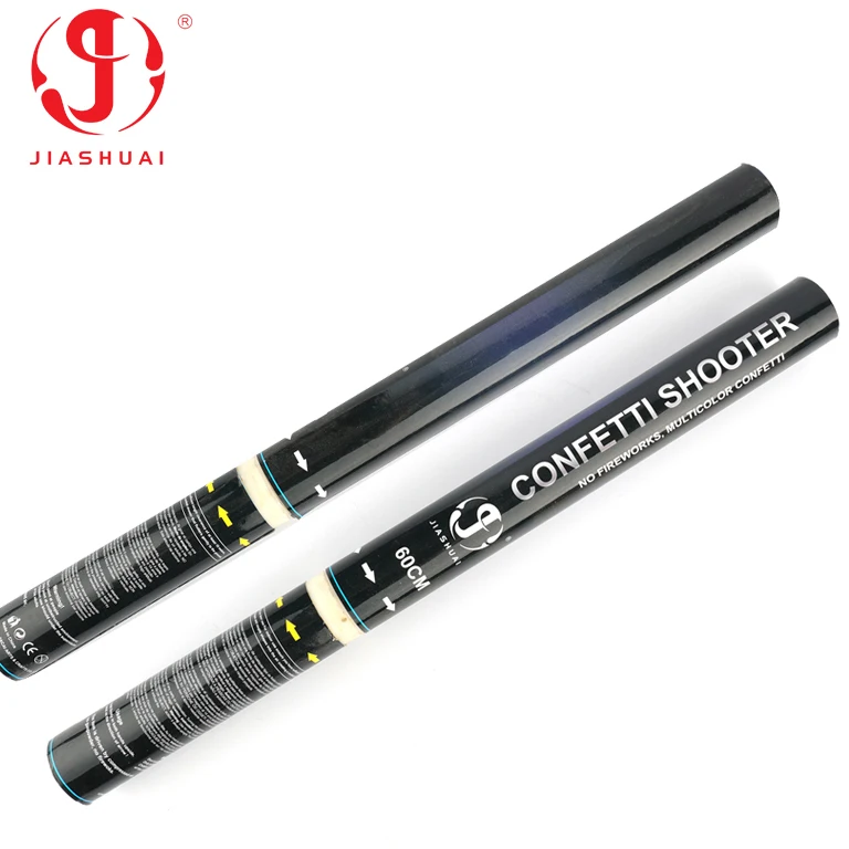 fireproof color paper rectangular good quality reusable party popper party favor confetti cannon