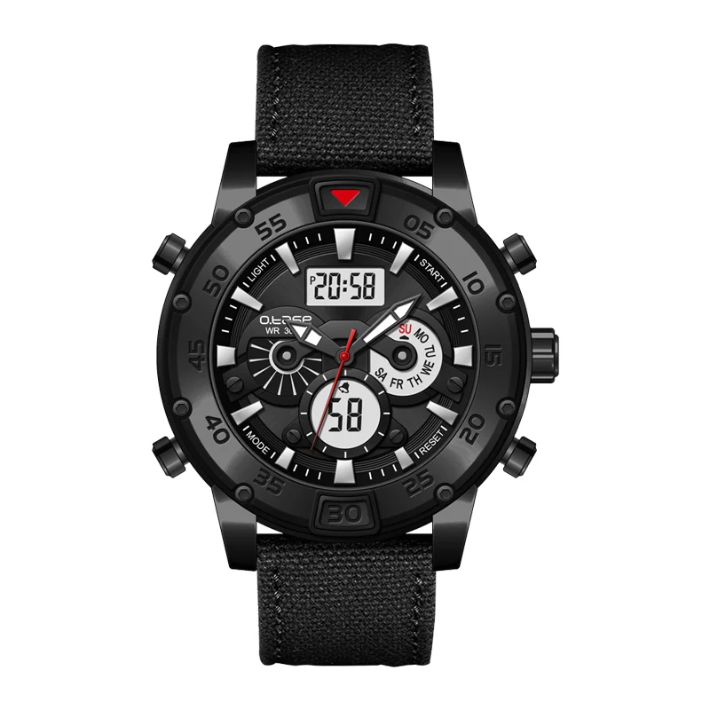 Mens military watch shock tactical watch outdoor navieforce men s military leather watch