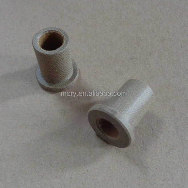 custom CNC turning flanged plastic nylon bushing