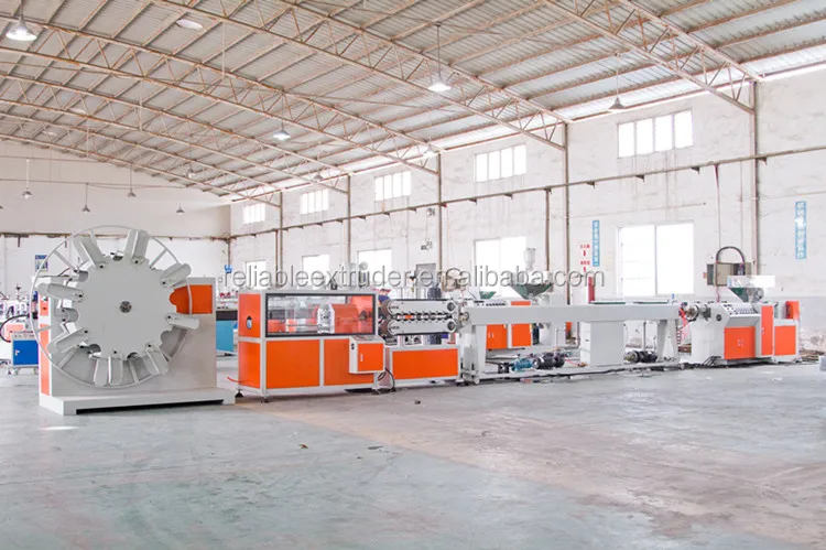 Plastic pp pipe extrusion line