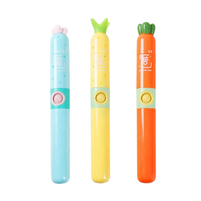 IPX7 Waterproof Kids Tooth Brush Vegetable Shaped Cute Rotary Children Electric Toothbrush For Dental