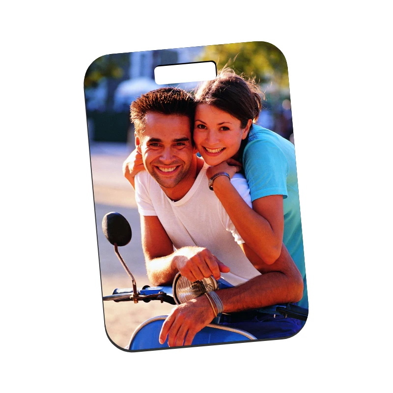 Custom Printable Luggage Tag Sublimation Blank MDF Wooden Luggage Tags