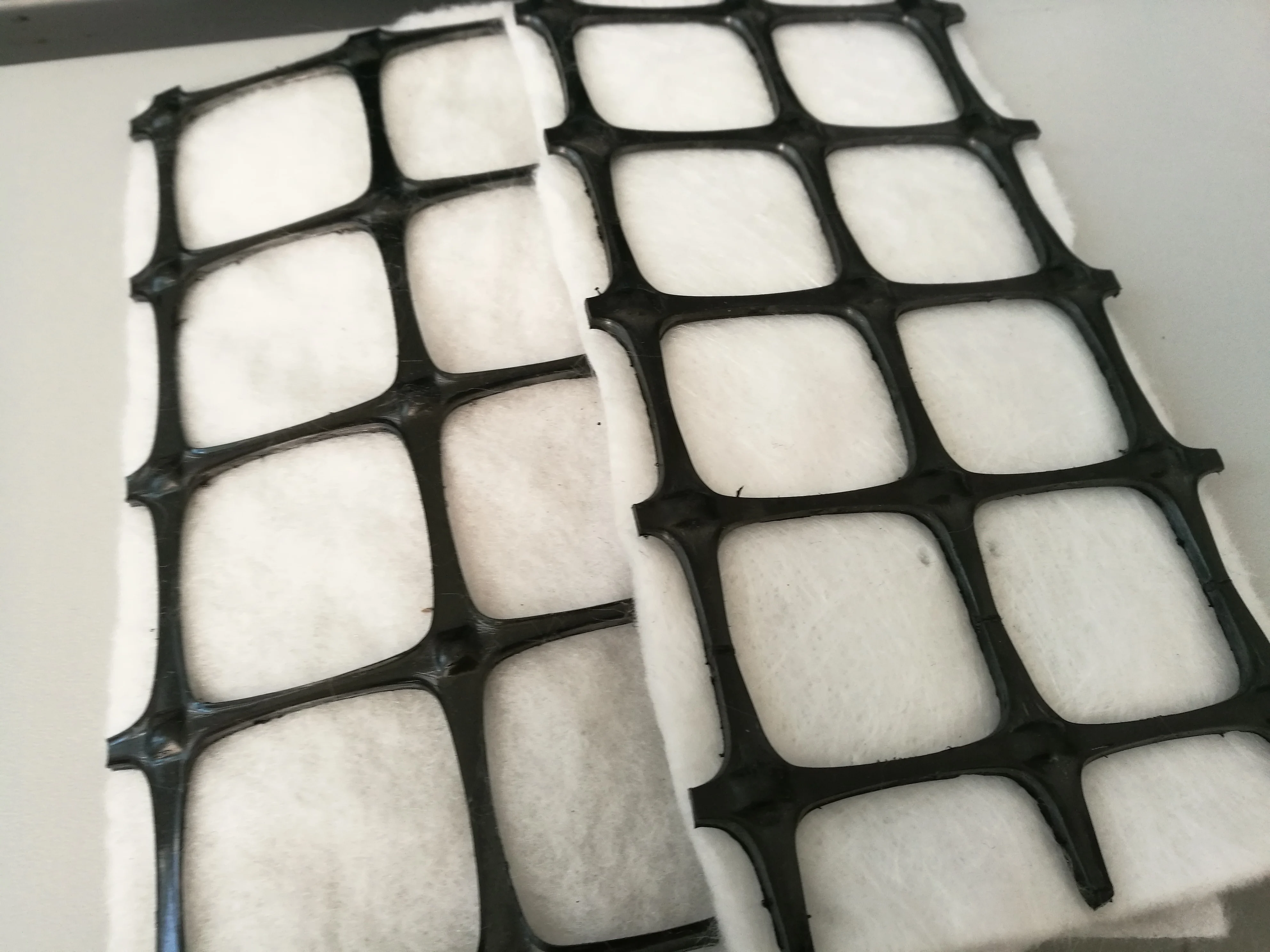 Biaxial PP Geogrid 3030 composite Nonwoven Geotextile with CE certificate