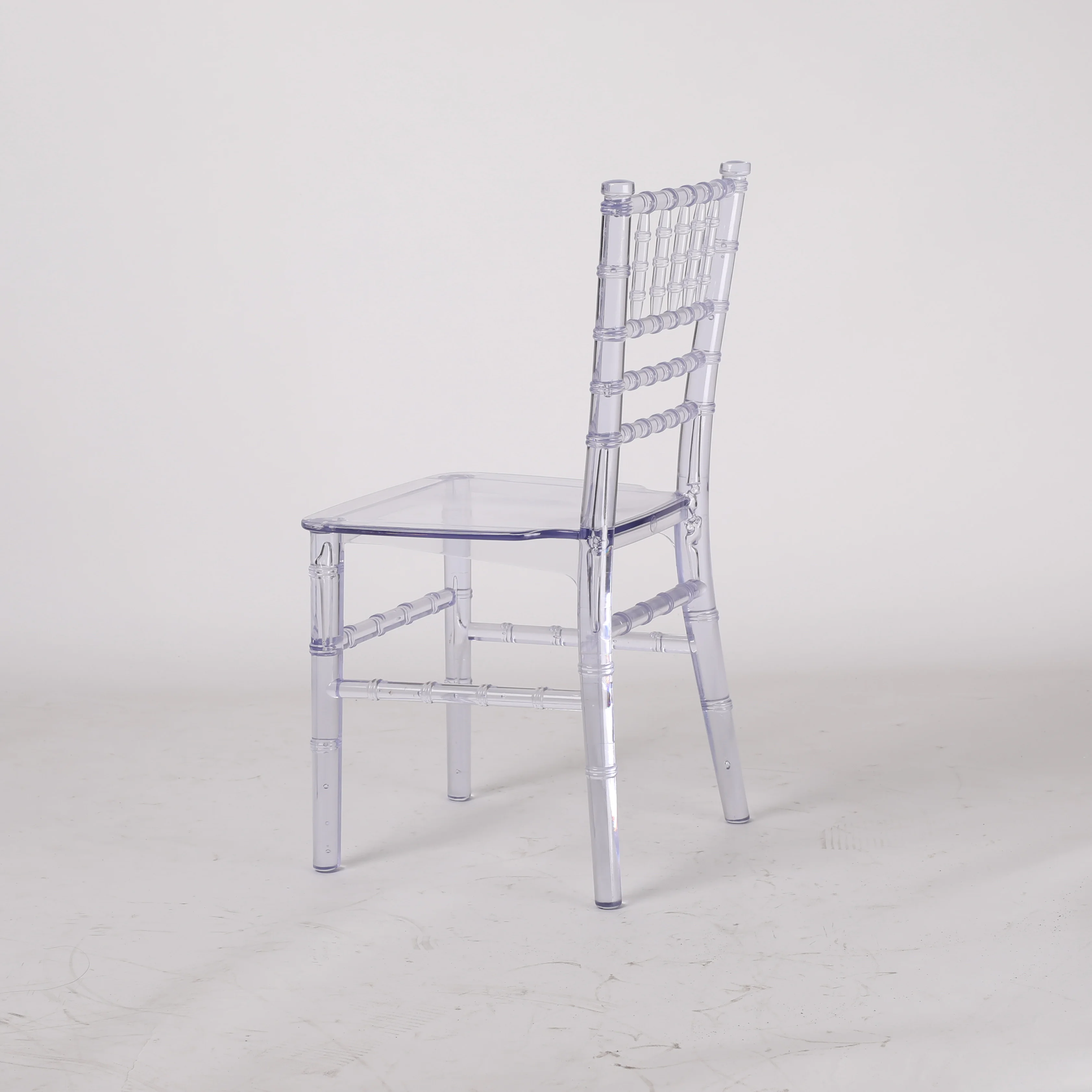  Оптовая продажа детский пластиковый прозрачный стул Chiavari для
