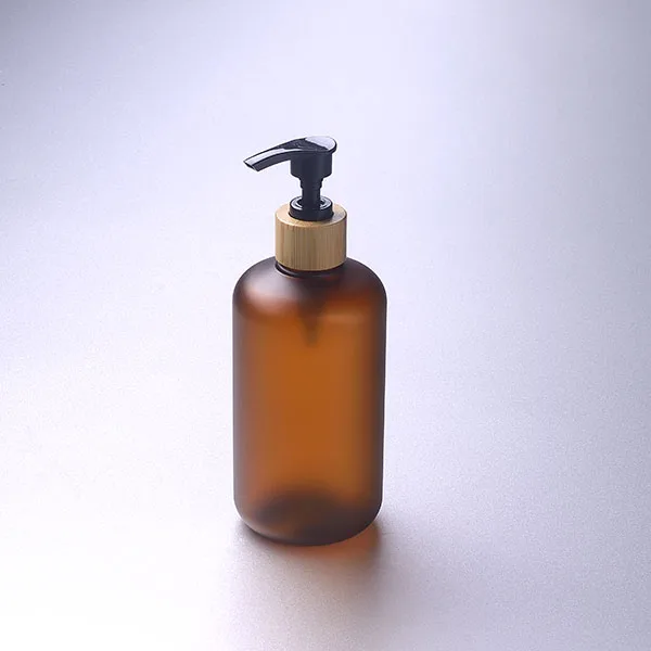 empty pet plastic bottle with lotion pump for shampoo 400ml wholesale