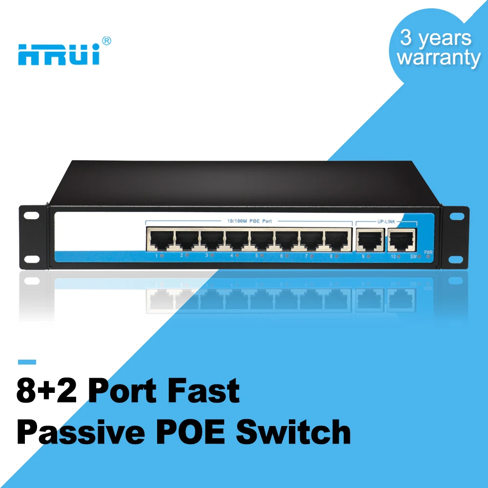 Производитель POE switch 100M 8 портовый коммутатор poe пассивный 24v