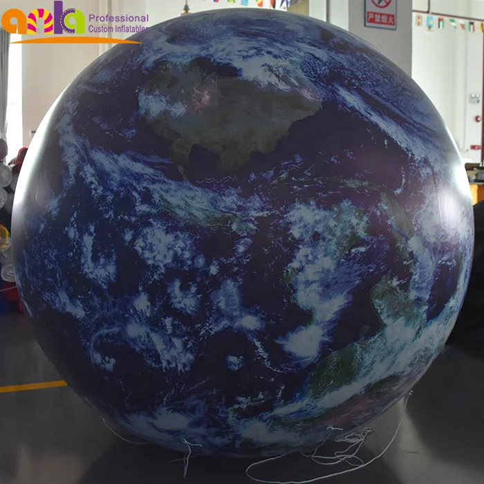 Giant inflatable planets/ inflatable globe helium balloonfor decoration