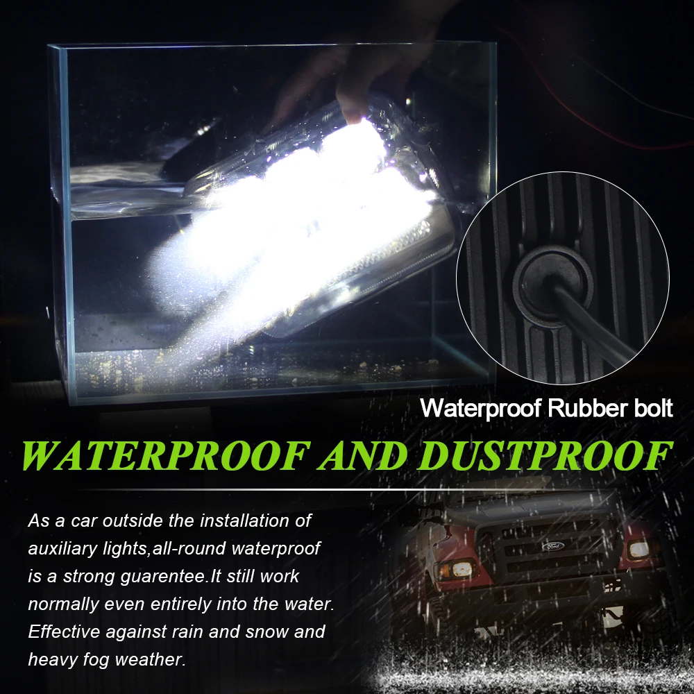 
Factory Sell Super Bright DRL Led Head Lights Rectangular 6x7