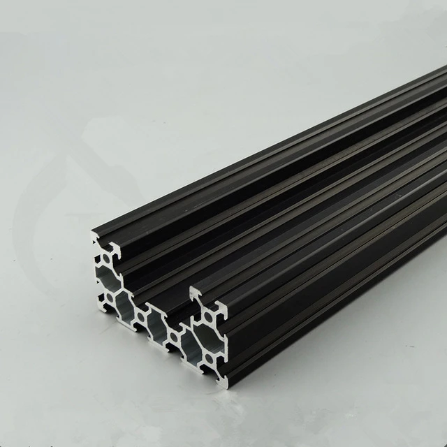  Черный алюминиевый профиль 4080 c beam V-slot для