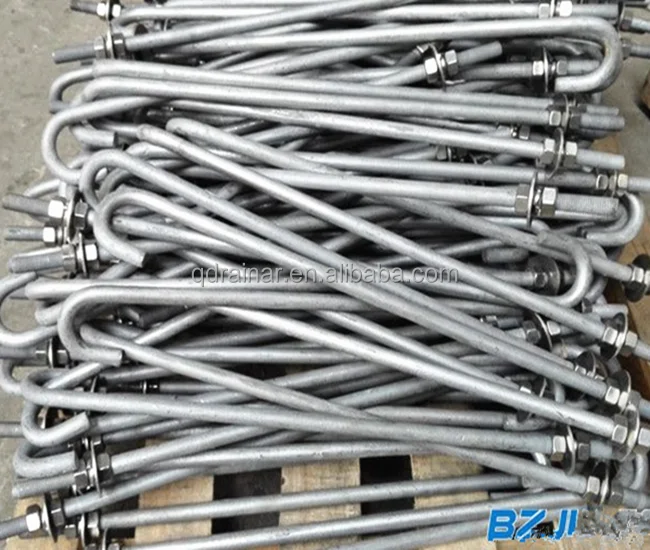 steel structure Construction foundation Connect L shape anchor bolts