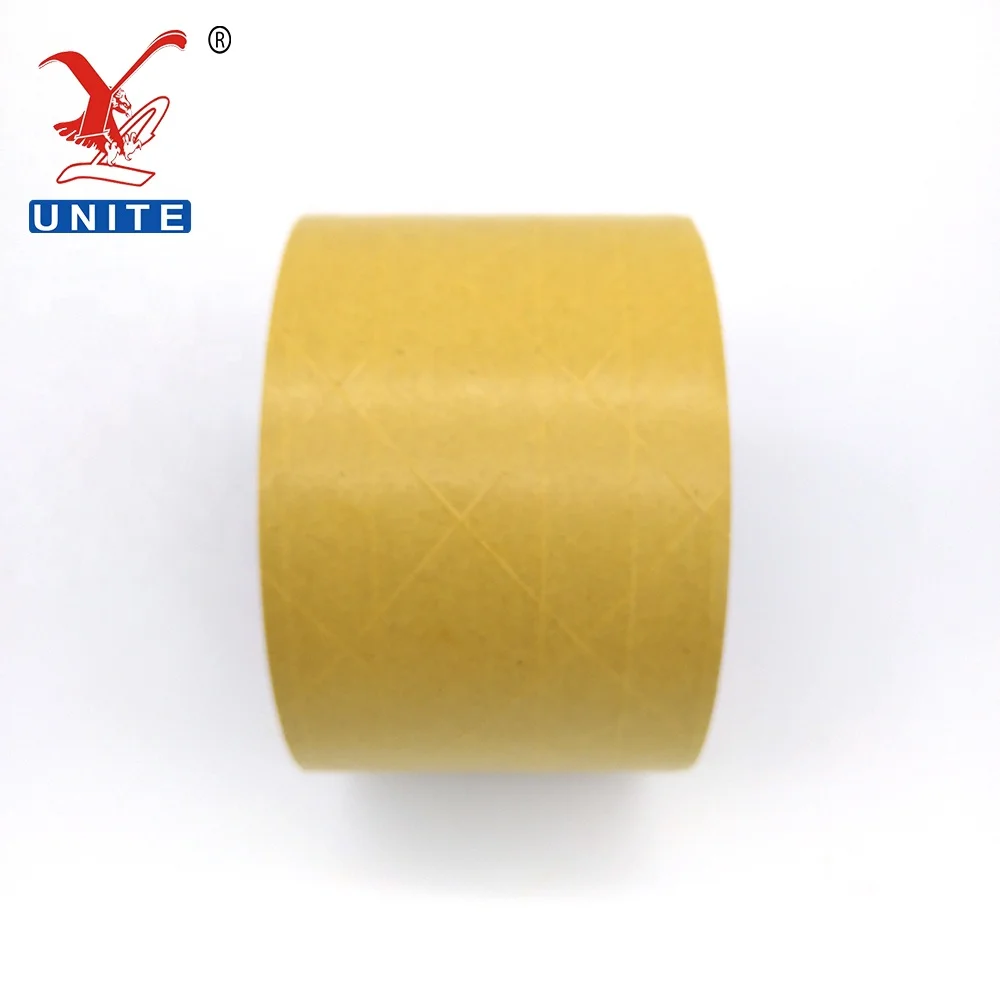 
free samples water activated wet water custom printed reinforced kraft paper gummed tape 