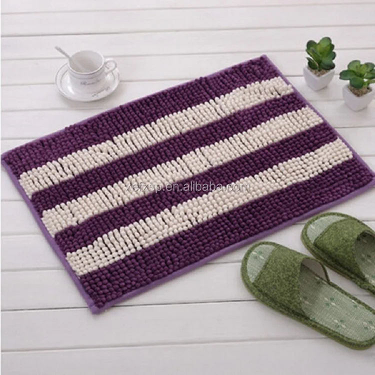 Feet cleaning microfiber chenille car floor mats