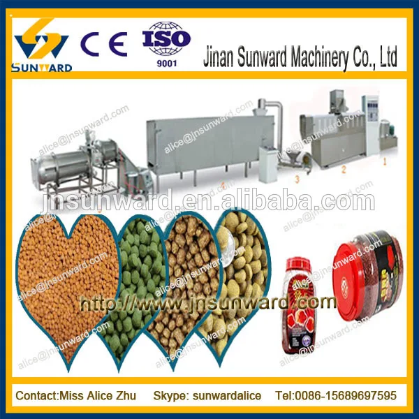 2014 новой плавающей рыб гранулы сделать линию/ёивотных кормов машина