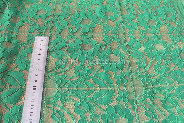 Top quality polyester french lace fabric manufacturer