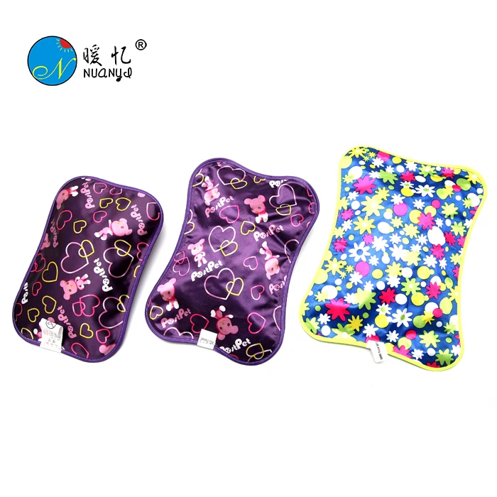 zhejiang cixi rechargeable electric hot water bag /hand warmer ,pillow shape hot water bottle with CE&ROHS certification