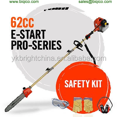 new 62cc Long Reach Pole Chain saw Brush Tree cutter