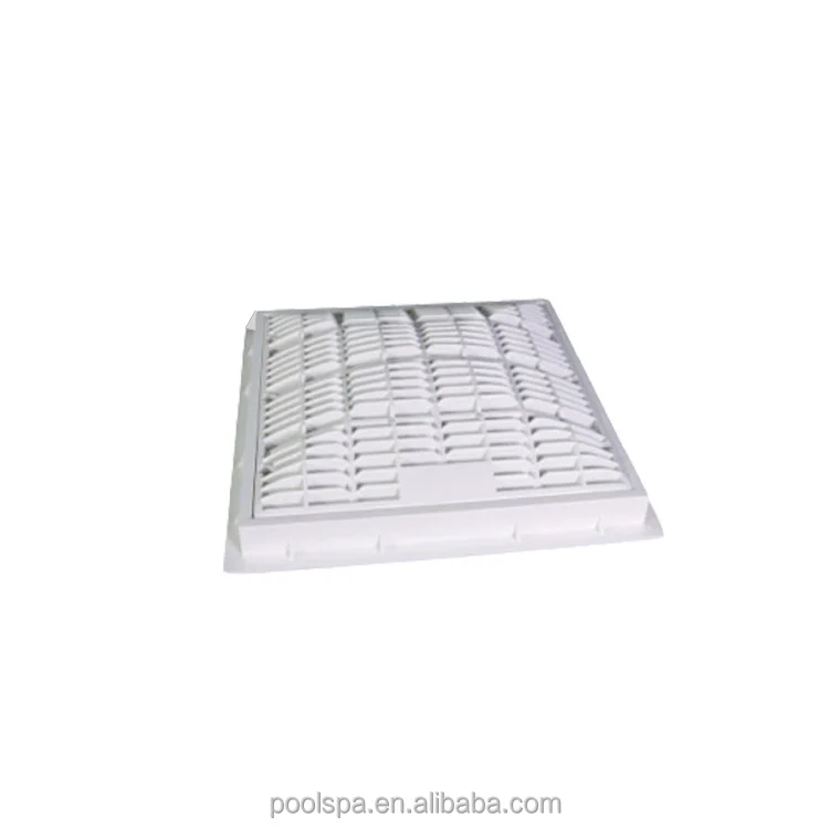 China supplie swimming pool accessories ABS material wall mounted pool skimmer