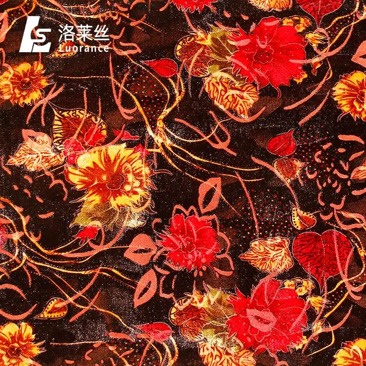 Лидер продаж; удобные выгорания шелк стекались бархат для ткани