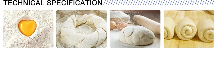 High Speed Low Noise Dough Sheeter Machine Industrial Food Mixer Dough Blender