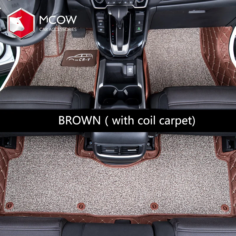 
New Style Car Accessories Hot Sell PU PVC Leather 3D 5D 7D Single Layer Car Mats 