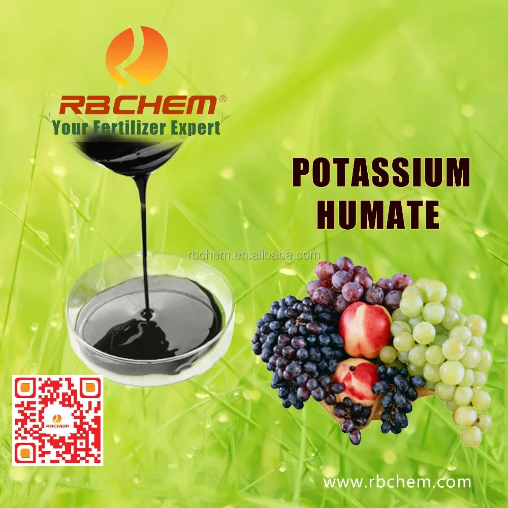 Manufacture Agriculture Fertilizer Potassium Humate No Harmful Chemicals