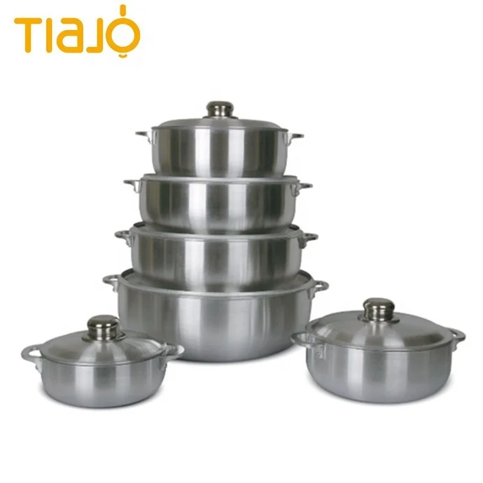
Selling popular cheap and popular aluminum cooking pot set 