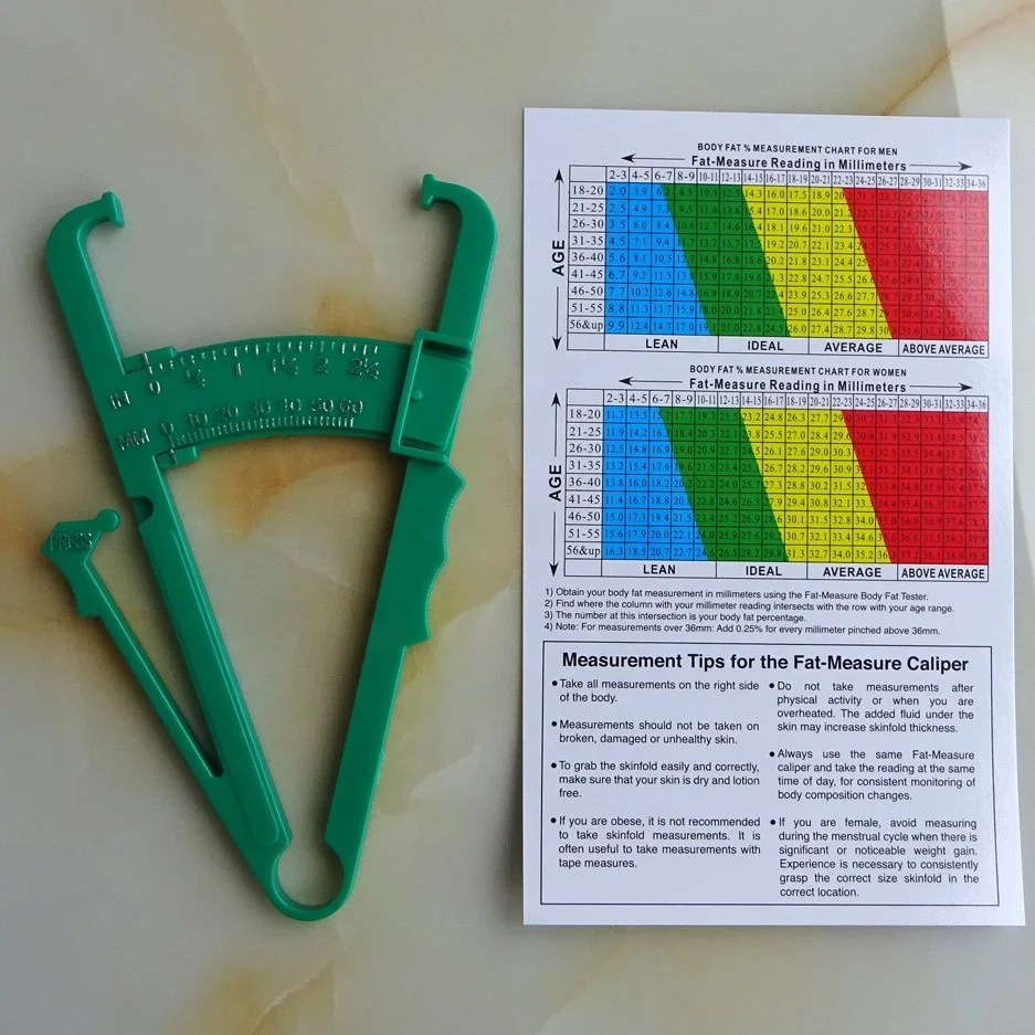 
China factory direct plastic high quality body fat caliper analyzer 