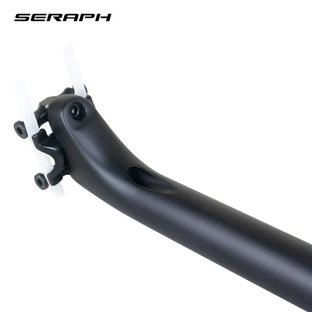 Дорожные велосипеды углерода неудачу Подседельный штырь легкий вес шоссейные гравий Подседельный штырь для горного велосипеда, 400 мм Dia 27,2 мм & 31,6 мм UD матовый со смещением