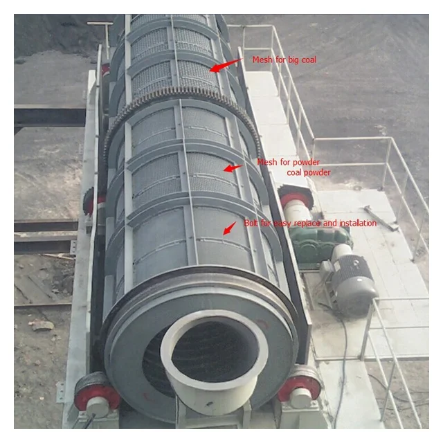 China Top Supplier sand and stone separating machine rotary drum trommel screen