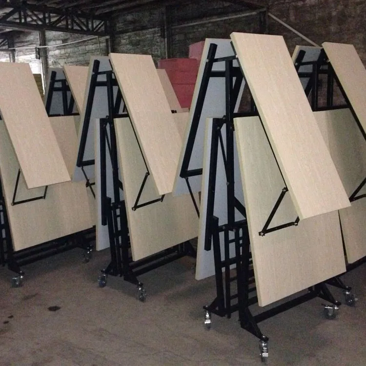 Hotel Foldable Dining Table Wheel Buffet Accessory