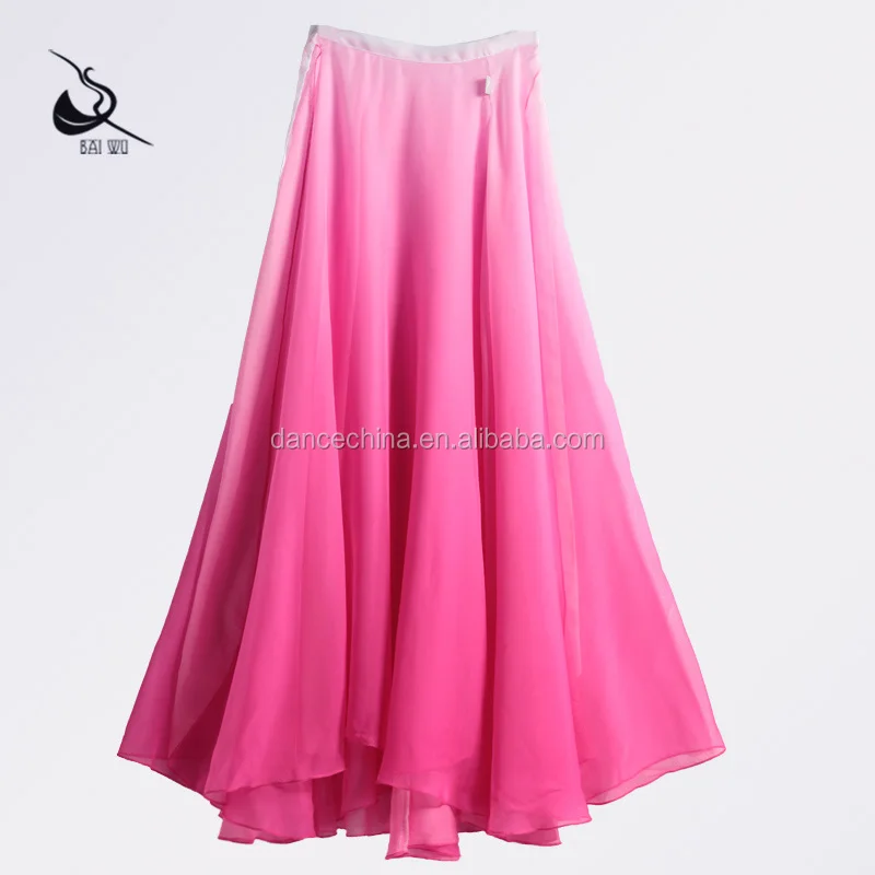 117145401 Long Skirt Ballet Dance Wrap Skirt