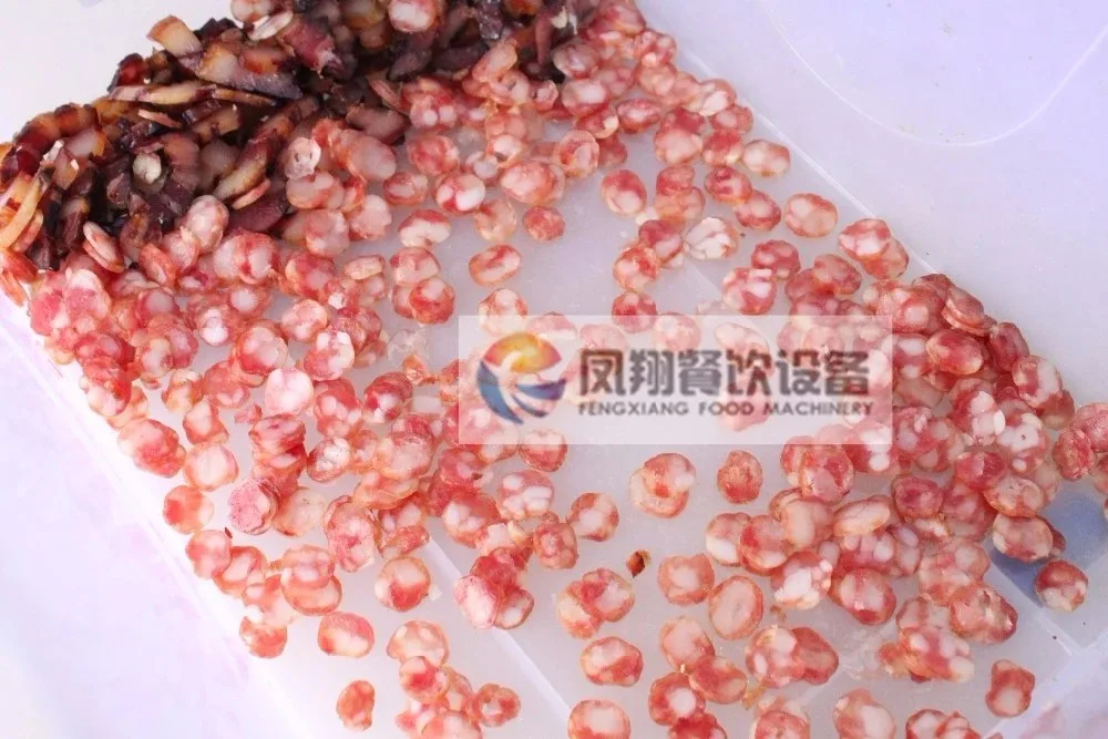 Automatic Cooked Meat Barbecued Pork Pig Skin Pig Ear Cattle Stomach Cutting Machine