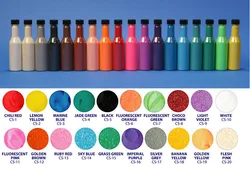 Декоративный мелкий цветной песок для свадебной церемонии