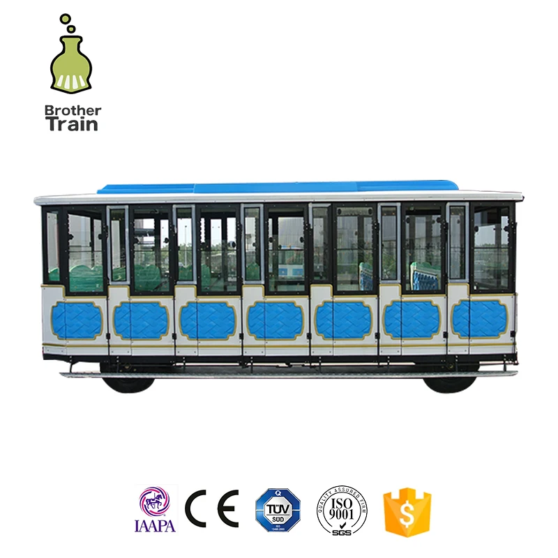 
Passenger Capacity 35seats Enclosed automatic door railway train locomotive sale 