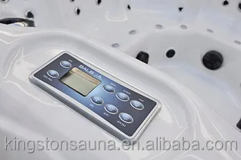 Custom 6 Person Acrylic Bathtub / Whirloopool LED on the bottom outdoor Massage hot tub Spa (KTG-JCS-08)