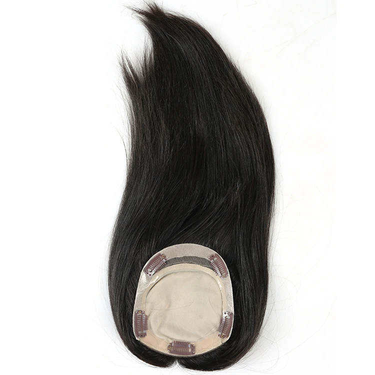 CARA Mono Silk Base Women Hair Pieces Human Hair Replacement System Hair Piece Toupee For Woman