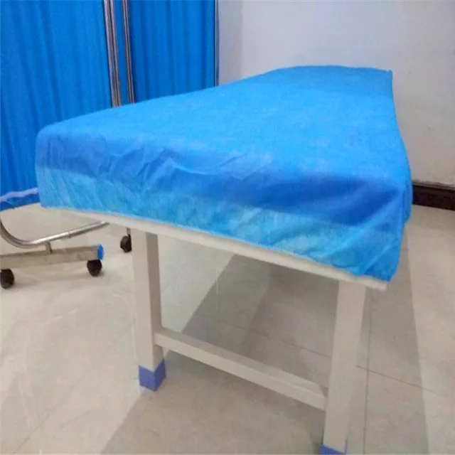 customize disposable nonwoven hospital patient room white bed cover