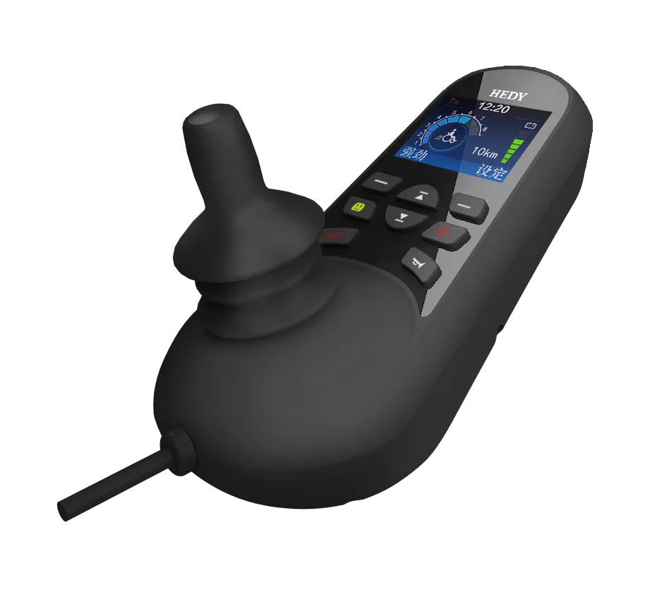 HEDY Carer-Controlled Smart Intelligent LCD Display Joystick Power Electric Wheelchair With Wireless Remote Control Function