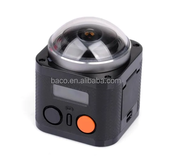 360 degree camera 4k action camera wifi with 2.4G RF Remote Control action camera sports