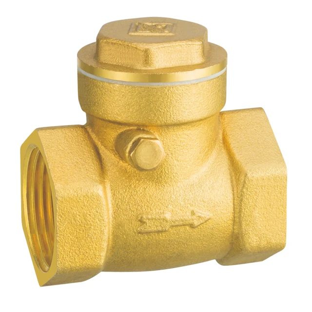horizontal good quality 1/ 2  inch brass check valve