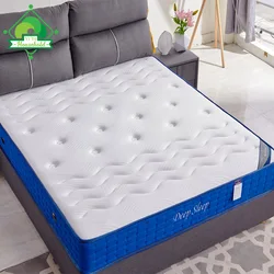 Deep Multilayer Ergonomic Design Memory Foam Bed Mattress with Pocket Springs, Orthopaedic Mattress Spring Mattress