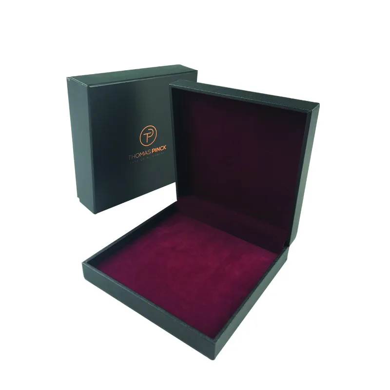 Packaging Box Jewellery Box Packaging Custom Logo Printed Jewelry PU Leather Coated Paper Packing Box